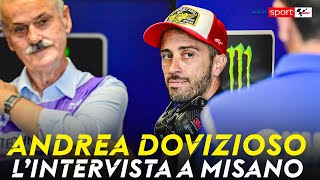 GP dellEmilia Romagna Andrea Dovizioso nel paddock di Misano durante le libere della MotoGP [upl. by Dolli431]