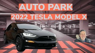 Auto Parallel Park with the 2022 Tesla Model X Refresh [upl. by Cami]