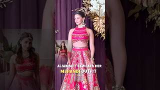 Alia Bhatt Rewears her Mehandi Outfit for Diwali Bash  Alia Bhatt  Raha Kapoorshorts bollywood [upl. by Certie154]