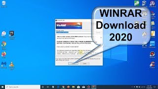 How to DownLoad WinRAR and WINRAR download  Windows 10 The Easy Way 2020 [upl. by Phene]