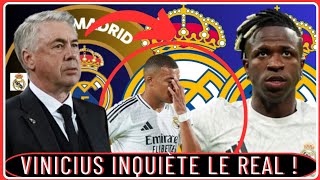 🚨🚨 VINICIUS INQUIÈTE LE REAL MADRID  CARLO ANCELOTTI NE CACHE PAS SA COLÈRE [upl. by Enamart]