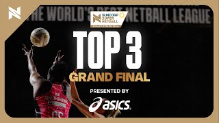 Top 3 Plays of the Grand Final  Suncorp Super Netball 2024 [upl. by Anitak48]