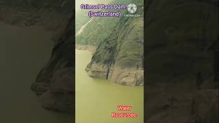 Wonderful and Milndblowing Grimsel Pass dam of Switzerland viral nature damview waterfall short [upl. by Apeed566]