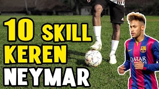 10 SKILL NEYMAR JR BARCELONA ● Trik Gocekan Sepak Bola Kelas Dunia [upl. by Meri82]