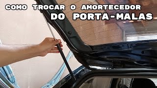 Aprenda a trocar o AMORTECEDOR DO PORTAMALAS  qualquer carro [upl. by Mercie]