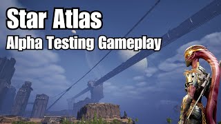 Star Atlas Alpha Gameplay in Showroom [upl. by Etirugram587]