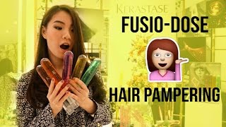 REVIEW  VLOG ON KÉRASTASE FUSIO DOSE TREATMENT  PearlTJI [upl. by Geneva898]