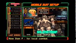 Mobile Suit Gundam Zeonic Front  Mission 13 The Last Fang [upl. by Loris]