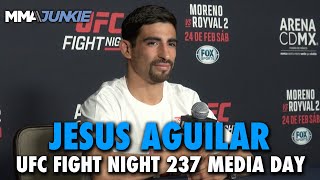 Ahead of UFC Fight Night 237 Jesus Aguilar Closed His Restaurant to Focus on UFC Career [upl. by Nnainot271]