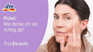 Das SkincareABC mit fraubeauty Pickel richtig abdecken [upl. by Hsiwhem]