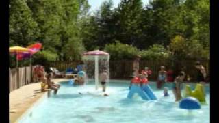 piscine couverte au camping le Val de Trie Picardie Saint Valéry sur Somme [upl. by Atinomar]