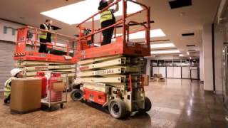 Barrisol Meadowhall Shopping Centre Lighting Installation [upl. by Nnaed]