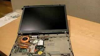 ThinkPad CPU Upgrade T2600 to T7600 amp Fan Replacement CPU とファンの交換作業 [upl. by Sanoj822]