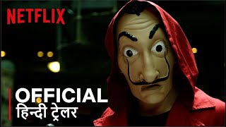 Money Heist Part 5 Vol 1  Official Hindi Trailer  हिंदी ट्रेलर [upl. by Adnamahs470]