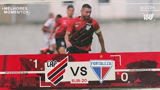 5º Rodada do Campeonato Brasileiro Sub 20 2024  AthléticoPR 1 X 0 Fortaleza [upl. by Atinek672]