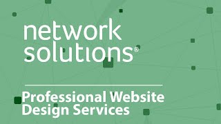 Professional Website Design by Network Solutions [upl. by Benni]