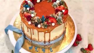 Ronja Bakar  Caramel Drip Cake [upl. by Robb]