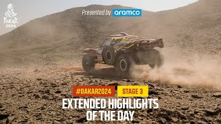 Extended highlights of Stage 3 presented by Aramco  Dakar2024 [upl. by Baptist]