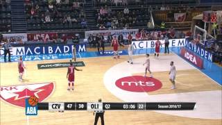 Dejan Radonjić made everyone laugh Crvena zvezda mts  Union Olimpija 2722017 [upl. by Dlaner]