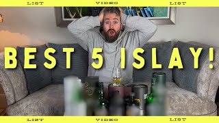 The BEST 5 ISLAY Whiskies [upl. by Ennyrb]