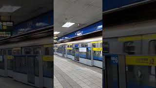 台北捷運板南線 Metro TaipeiC321往南港展覽館列車離站（139140） [upl. by Herod471]