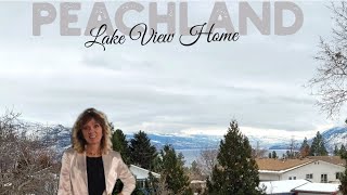 house for sale in Peachland near Kelowna BC lake view [upl. by Sivatnod572]