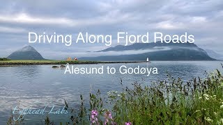 Driving Along Fjord Roads 4  Alesund to Godoy Island timelapse [upl. by Tabber]