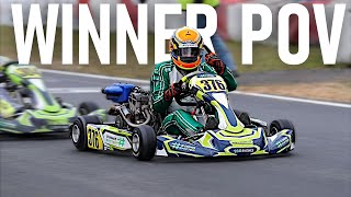 Shifter Kart Onboard Race Helmet Cam POV  P4 to P1 [upl. by Nnelg]