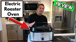 Roaster Oven 24Qt Electric Roaster Oven Turkey Roaster REVIEW [upl. by Otsirc]