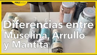 Diferencias entre Muselina Arrullo y Mantita [upl. by Aicetel]