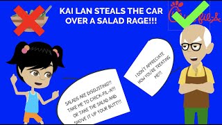 YeYe1st KAI LAN STEALS THE CAR OVER A SALAD RAGE [upl. by Kingsley398]