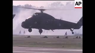 RAF Westland Wessex demonstration at 1966 Farnborough Airshow [upl. by Posehn]