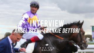 Interview de Lanfranco Dettori jockey de Angel Bleu [upl. by Ailaht]