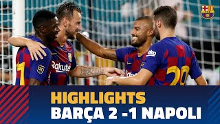 FC Barcelona – SCC Napoli 21 HIGHLIGHTS [upl. by Younger]