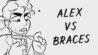 Hamilton Comic Dub Alex vs Braces [upl. by Ihsorih279]