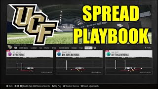 UCF Spread Playbook Guide  College Football 25 [upl. by Airaet]