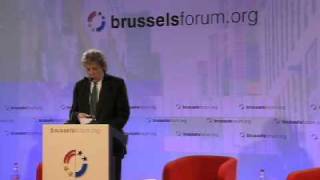 Playwright Tom Stoppard opens the second day of Brussels Forum [upl. by Esten]