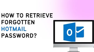 How To Reset Or Retrieve Forgotten Hotmail Password [upl. by Sollars]