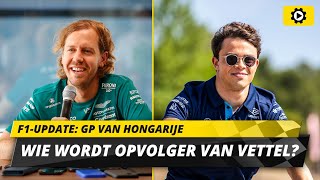 F1update Verstappen underdog in Hongarije wie vervangt Vettel [upl. by Nart766]