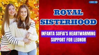 Royal Sisterhood Infanta Sofia’s Heartwarming Support for Leonor leonor infantasofía sisterhood [upl. by Chan]