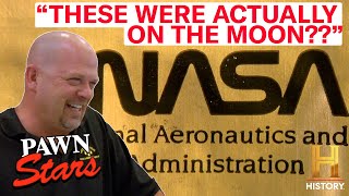 Pawn Stars Top 4 MINDBLOWING Items from NASA [upl. by Neslund398]