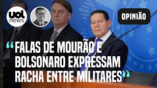 Guerra na Ucrânia Falas de Mourão e Bolsonaro mostram racha entre militares diz Tales Faria [upl. by Aisorbma]