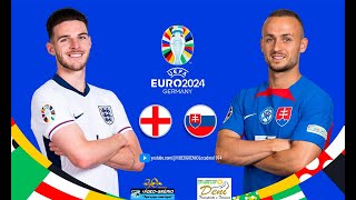 INGLATERRA X ESLOVÁQUIA  UEFA EURO2024  OITAVAS DE FINAL  AO VIVO Simulação no EA FC 24 [upl. by Oirelav]