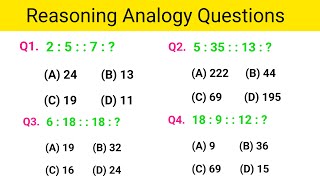 Reasoning Analogy  Resoning Questions  Reasoning Practice Set  Analogy Previous year question [upl. by Ynad]