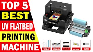 Top 5 Best UV DTF Printer Review In 2024  Best UV Flatbed Printing Machine [upl. by Kalie]