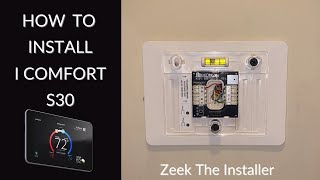 Lennox IComfort S30 step by step installation with EIM module [upl. by Elleoj]