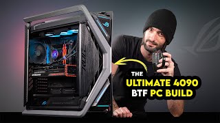 I Built The Most Powerful 4090 BTF Gaming PC  ASUS ROG Hyperion BTF Edition [upl. by Alihet821]