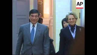 French defence minister meets Japanese counterpart [upl. by Spalding]