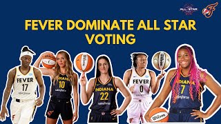 9 Fever players make All Star top36 team  Fever fans show up to vote [upl. by Blessington]