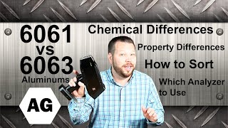 6061 vs 6063 AluminumHow to Sort Chemical Differences Property Differences Which Analyzer to Use [upl. by Ralleigh]